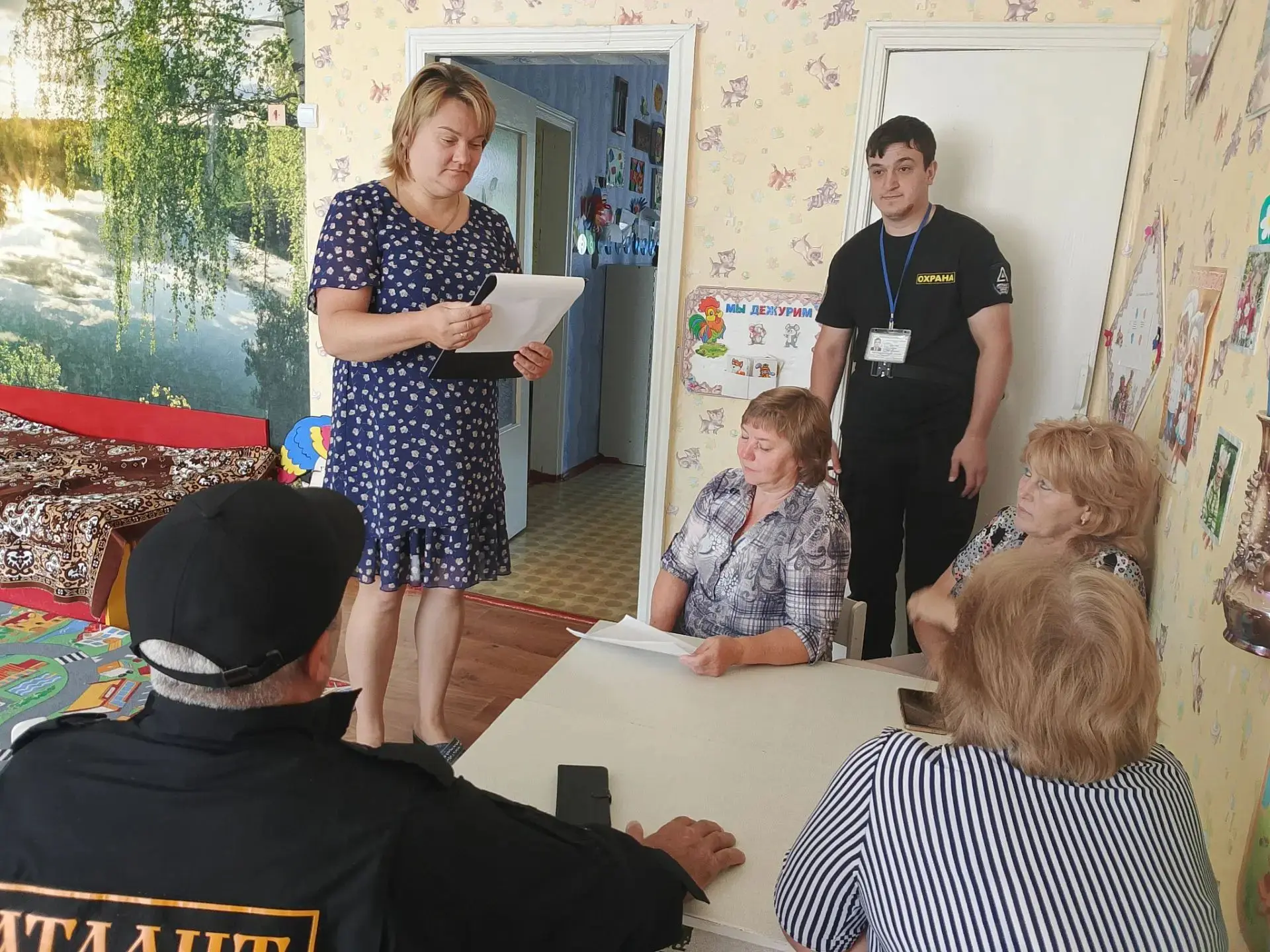 18.08.2026 г.в ГБДОУ ЛНР "Ясли - сад № 4 "Колосок" , было проведено ряд мероприятий по ...