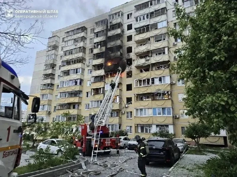 ‼️ "В Белгороде при атаке ВСУ на многоквартирный дом пострадали как минимум 4 человека, в том числе 