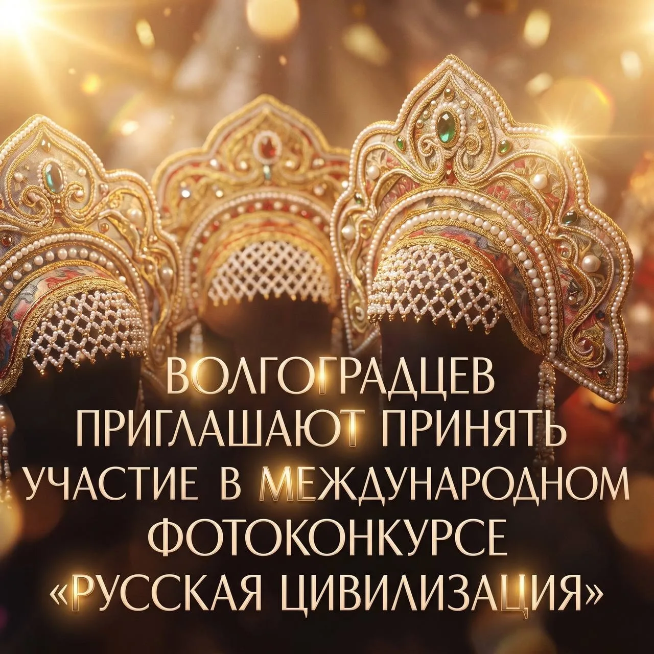 Приглашаем принять участие в Международном фотоконкурсе «Русская цивилизация»🐴

Жители Волгоградско