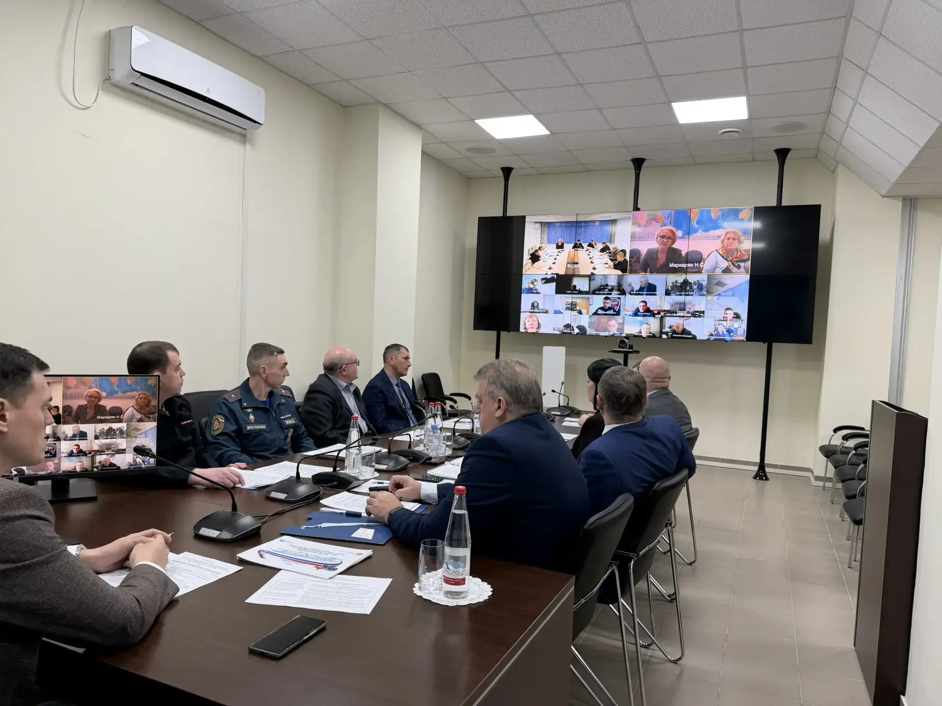 Комитет здравоохранения принял участие во всероссийских командно-штабных учениях по отр...