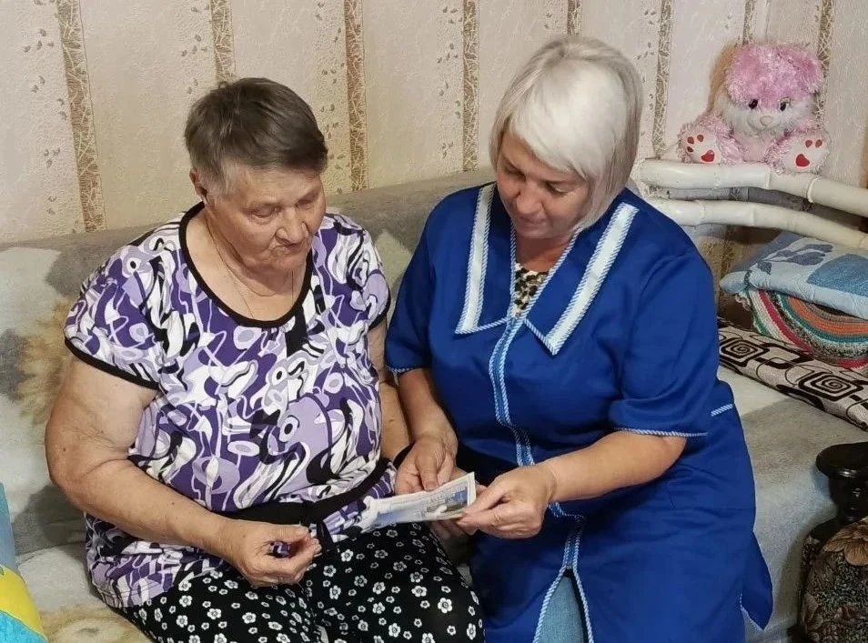 📍 Социальные работники провели со своим подопечными разъяснительную работу о предупреж...
