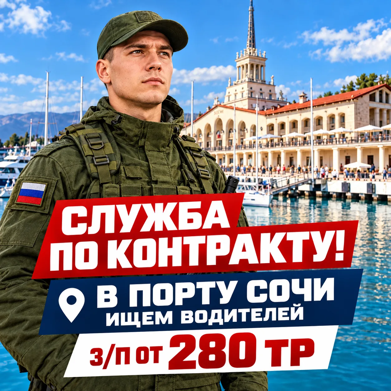 🚢 ТРЕБУЮТСЯ ВОДИТЕЛИ В ПОРТ СОЧИ
