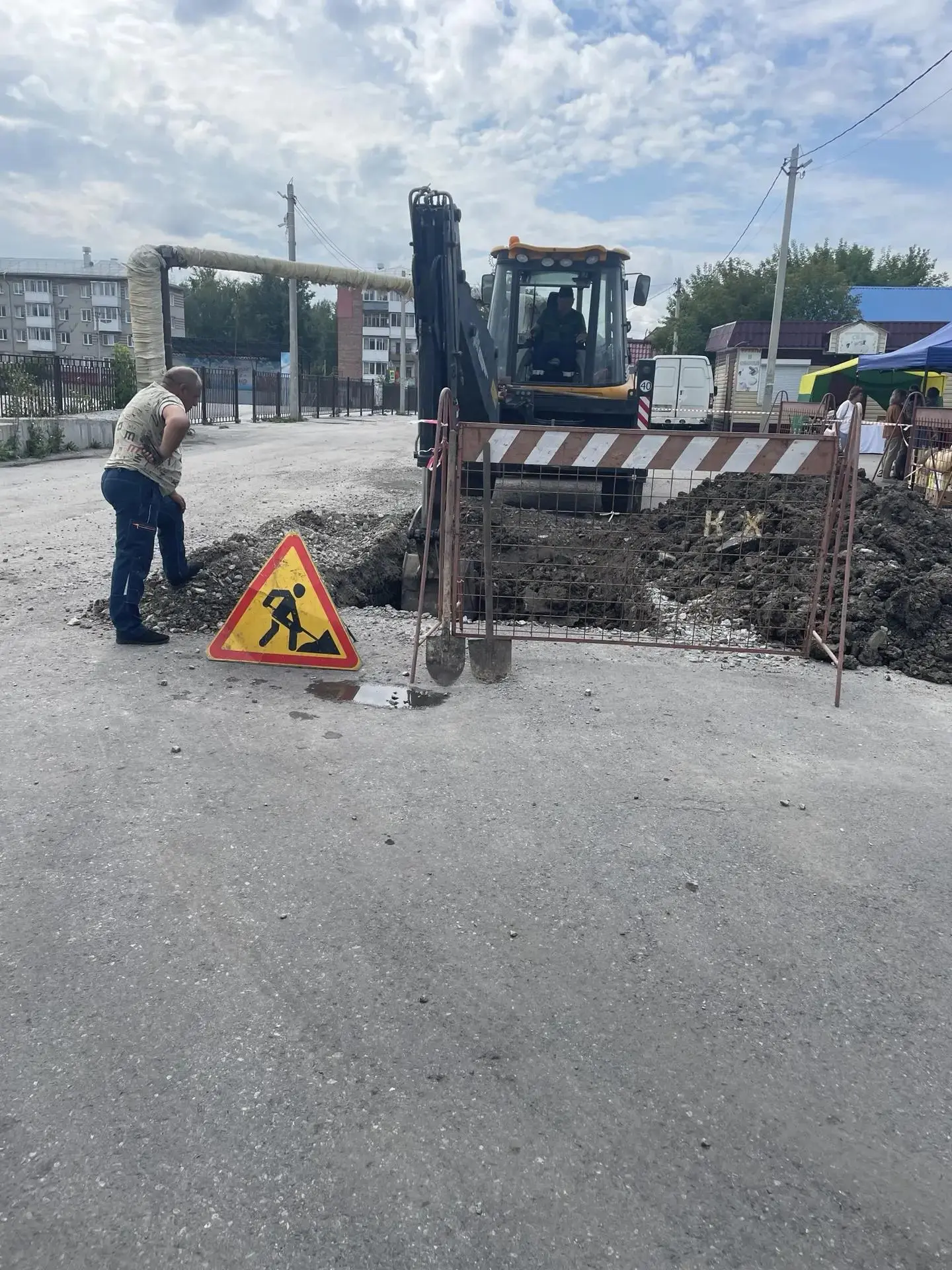 В рамках плановой подготовки к осенне-зимнему периоду подрядная организация приступила к работам на 