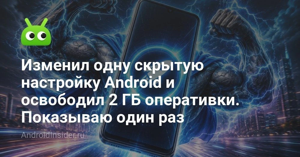 Как освободить ОЗУ на Android через режим разработчика и что за это придется заплатить

Мы нашли в р