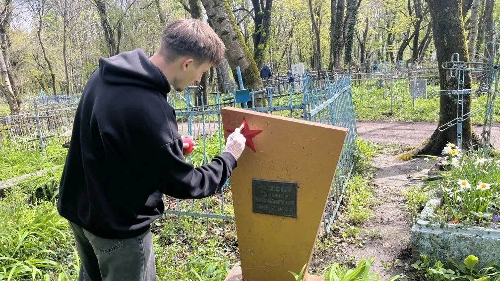 ⭐Студенты филиала 5 мая традиционно приняли участие в ежегодной акции Промышленного района «Память»,