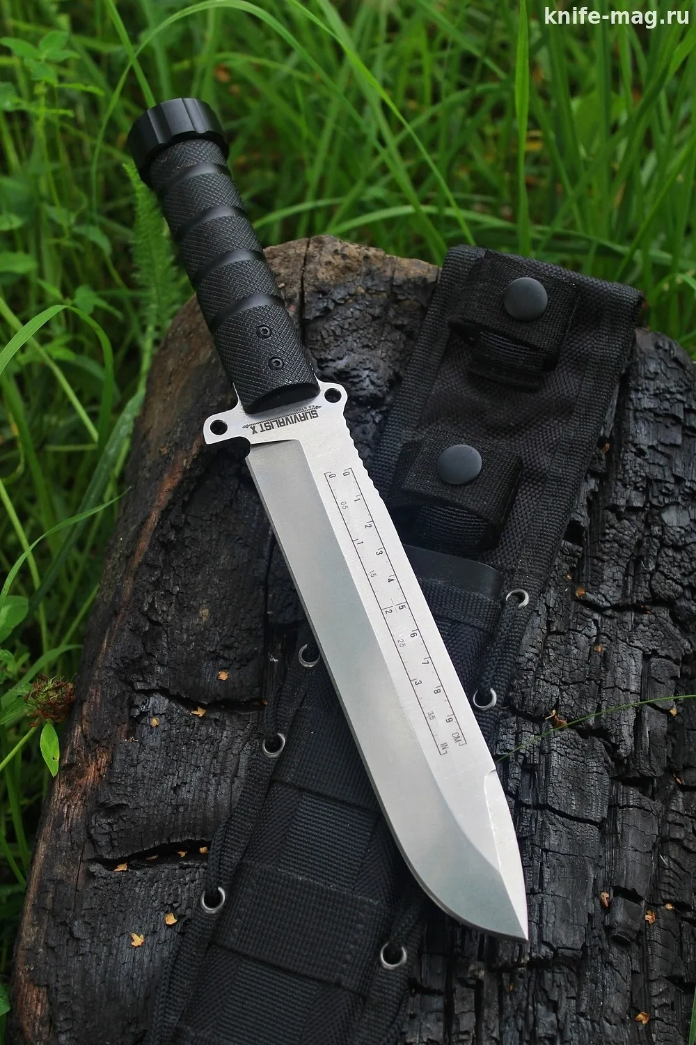 Survivalist X D2 StoneWash
Kizlyar Supreme 
Марка стали: D2 
Общая длина: 315 мм 
Длина клинка: 185 