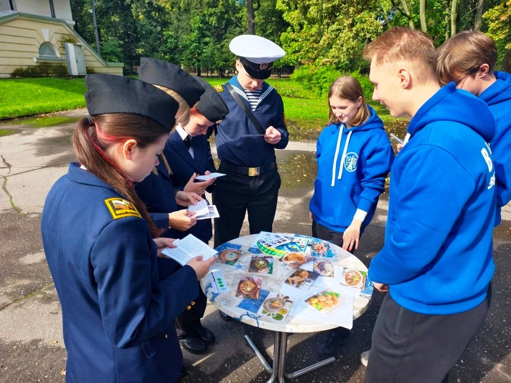 ⚓ Курсанты Морской технической академии имени адмирала Д.Н.Сенявина приняли активное уч...