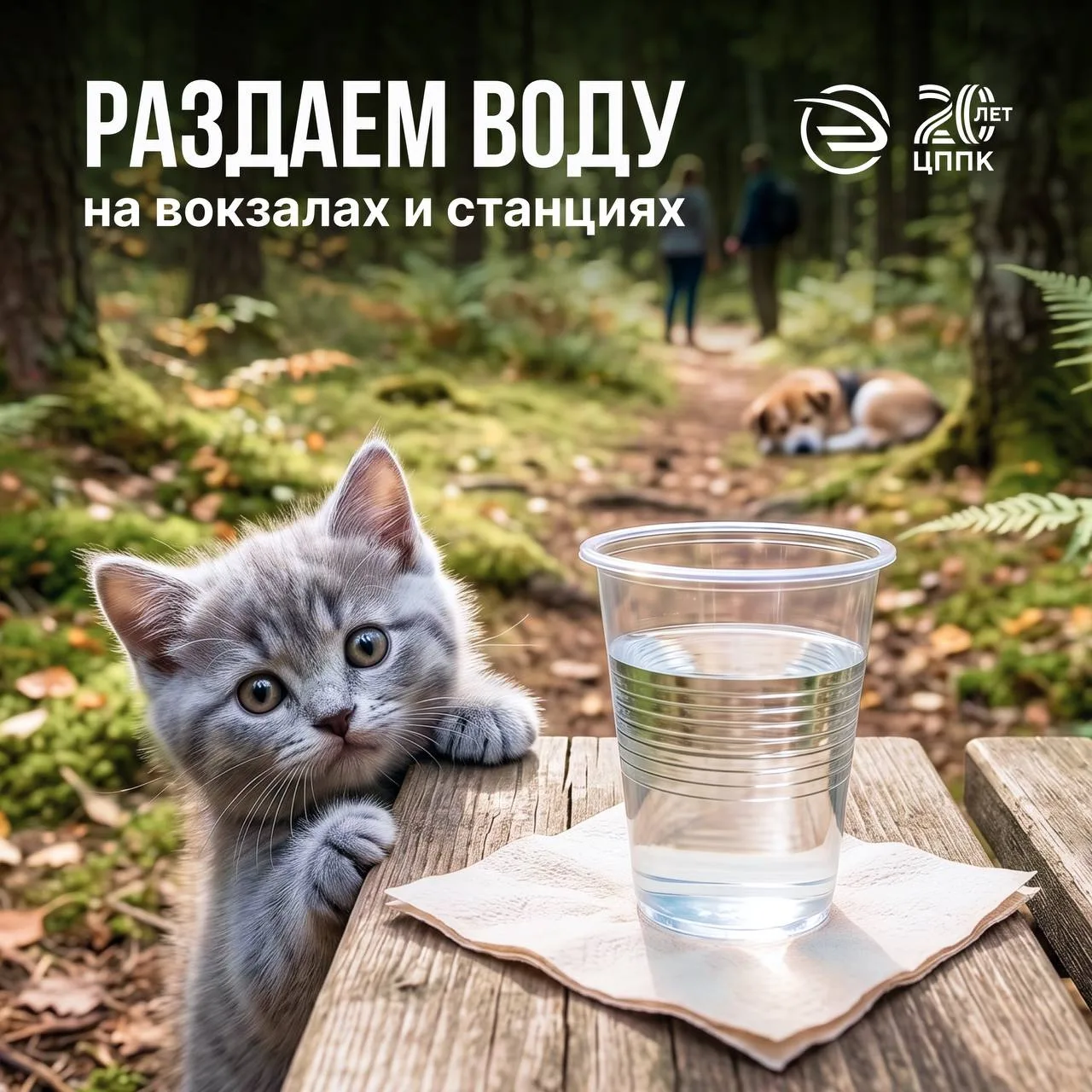 Прохладная вода в летний день

Жара не спадает, поэтому мы продолжаем бесплатно раздавать воду. Наши