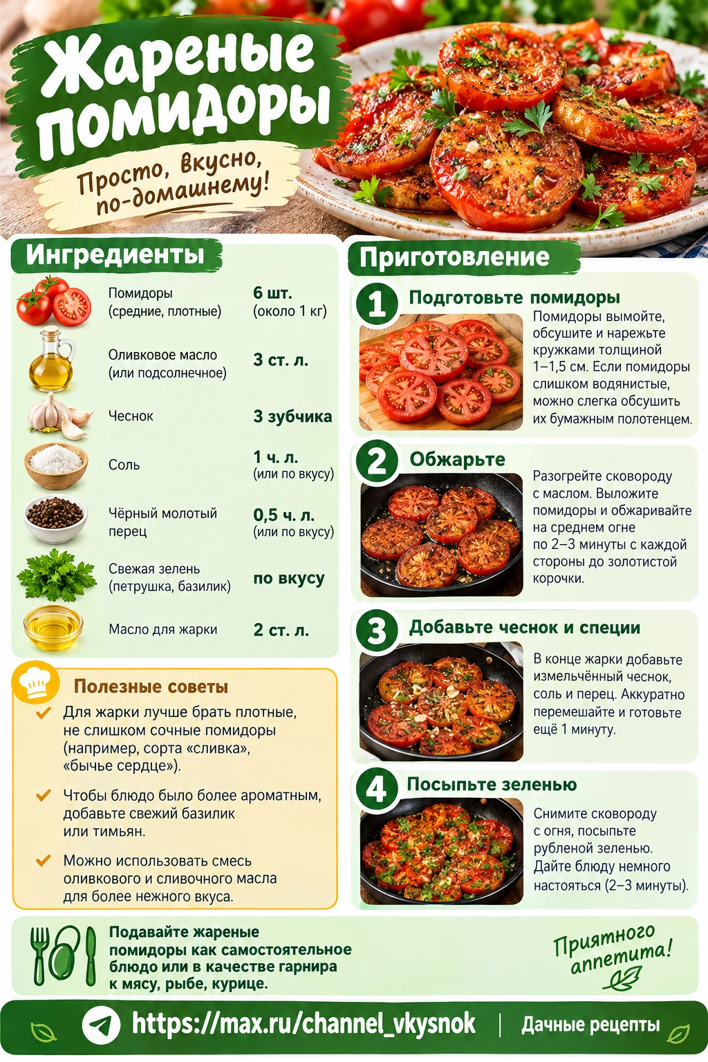 Жареные помидоры