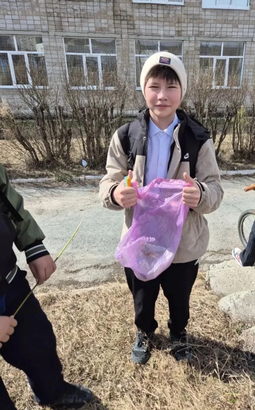 09.04.2026г. Обучающиеся МБОУ лицей №3 принимают активное участие в акции "Чистый четверг"  Апрель –