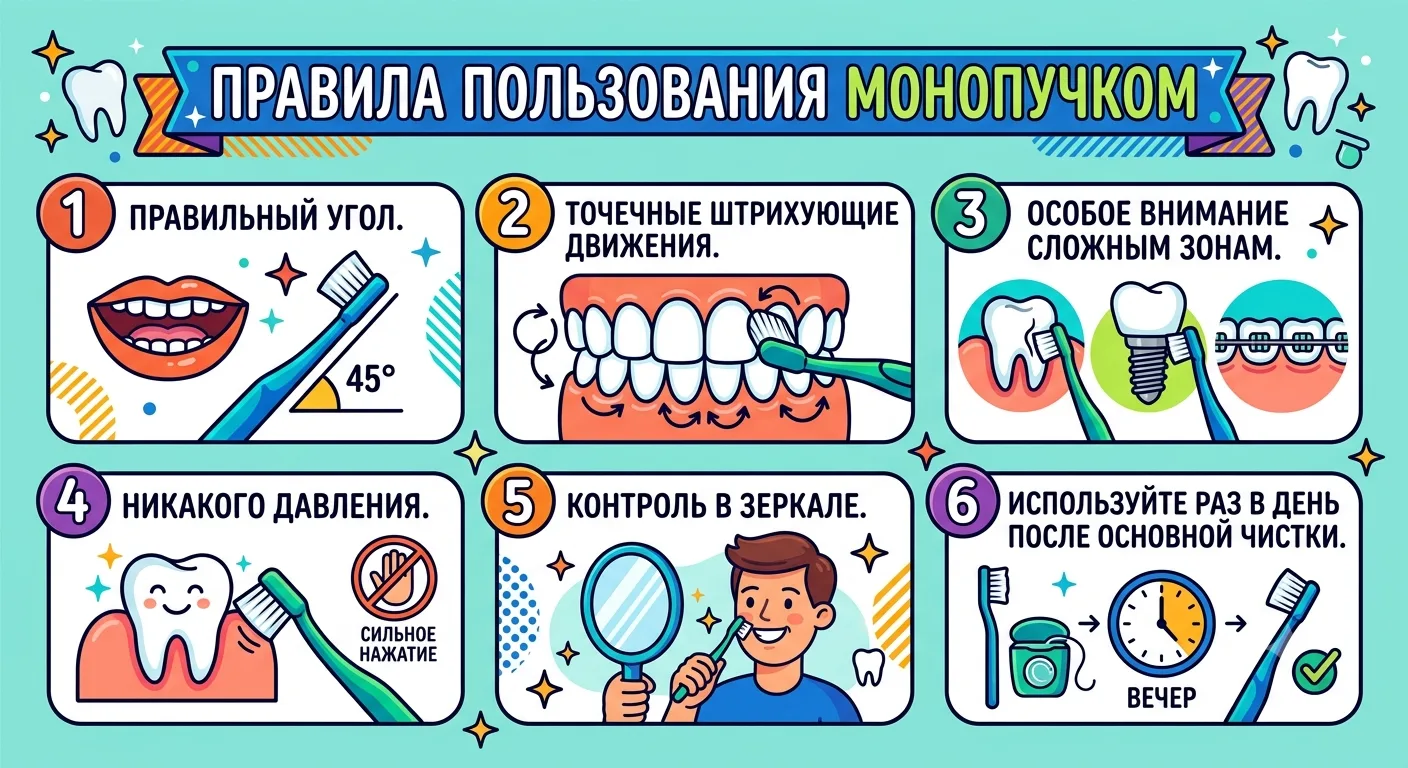 Монопучковая щетка: секретное оружие для идеальной чистоты зубов