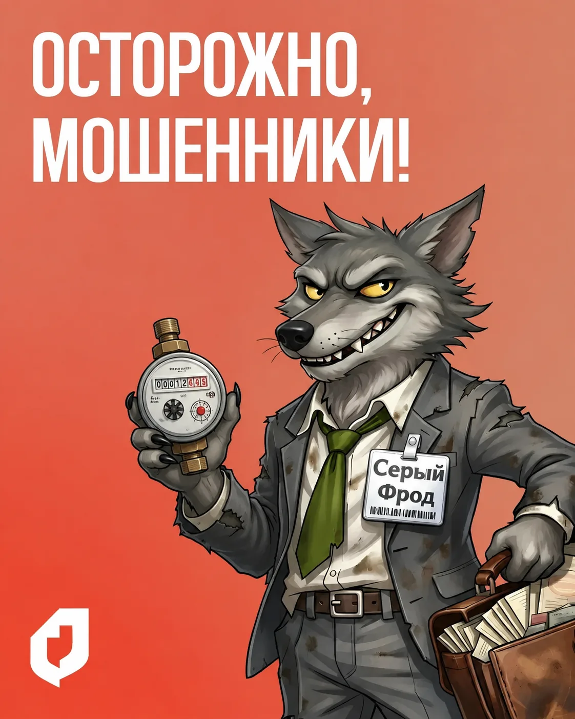 ⚠️ Мошенники предлагают «перерасчёт за ЖКУ»: будьте внимательны!