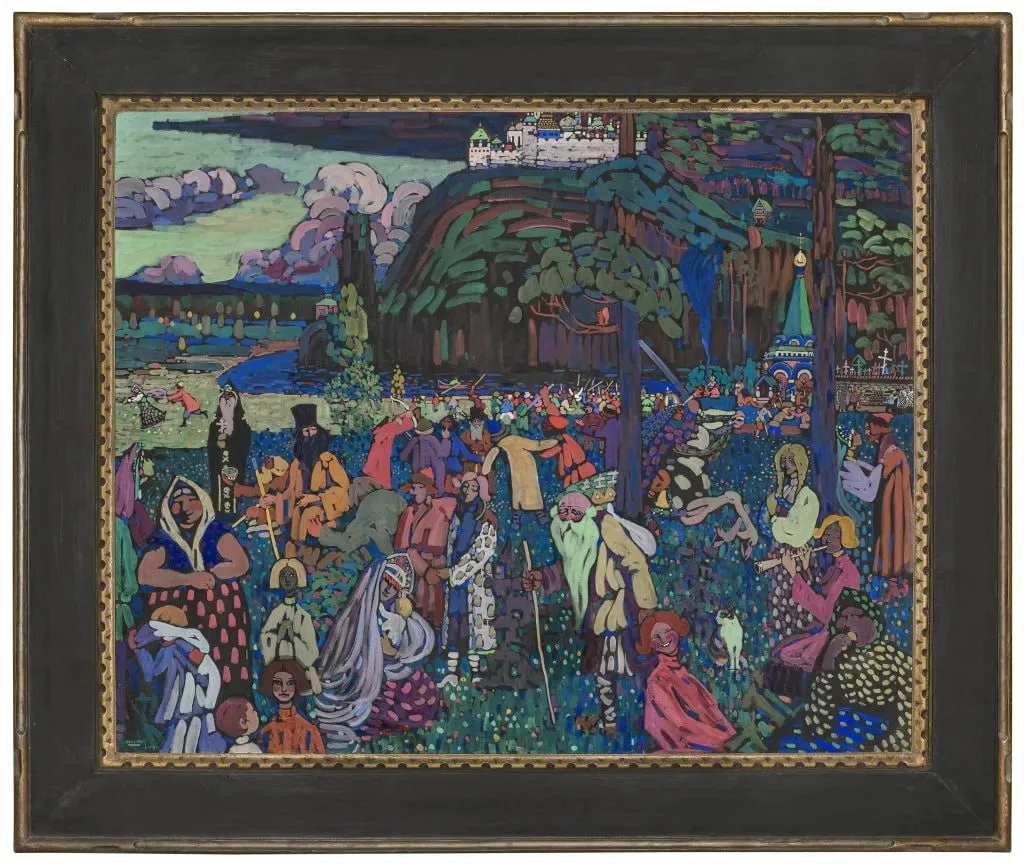 На Christie's в Лондоне выставят «Пёструю жизнь» Кандинского 1907 года. Оценка свыше 30...