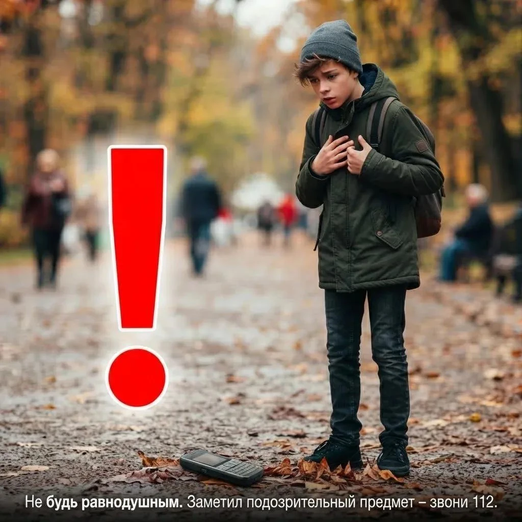 Подозрительный предмет: как действовать? ⚠️
