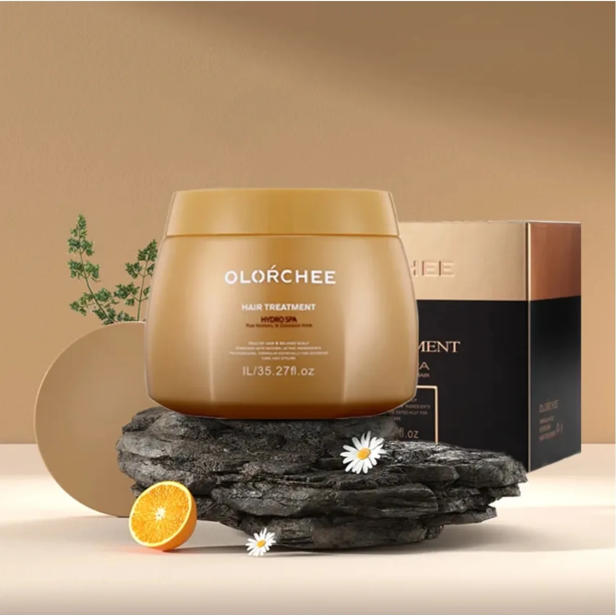 OLOŔCHEE Маска для волос Гидра-SPA комплекс с гидролизованным шелком и экстрактом подсо...