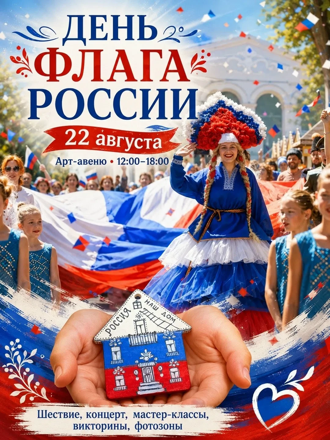 🇷🇺 Анапчан приглашают отметить День Государственного флага России