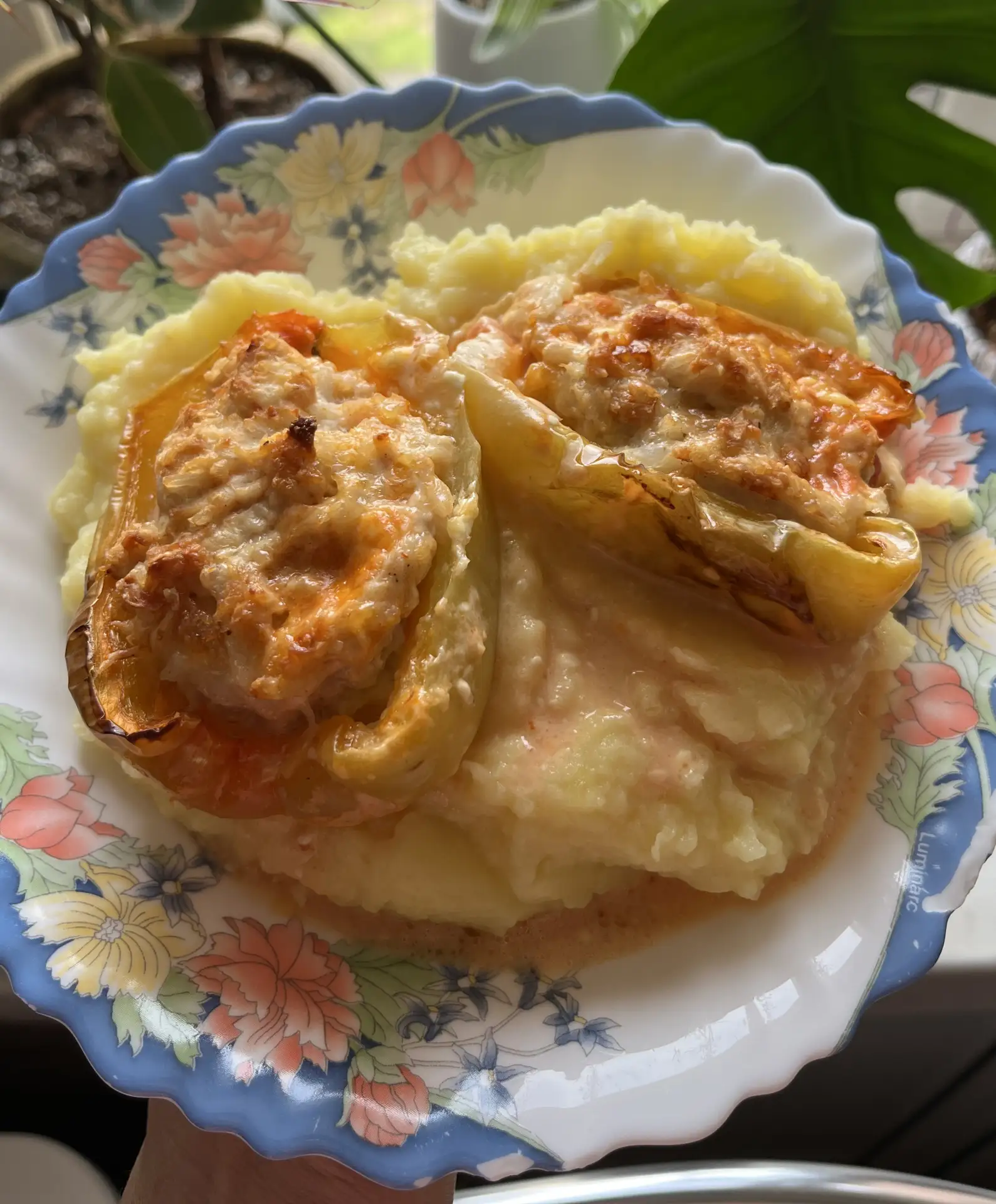 Фаршированные перцы с курицей, рисом и сыром 🌶