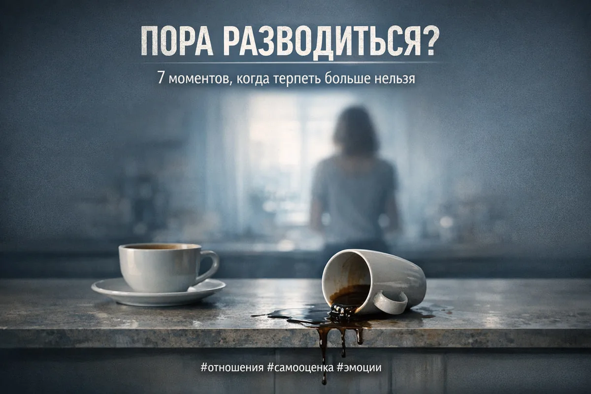 Иногда развод - не трагедия.