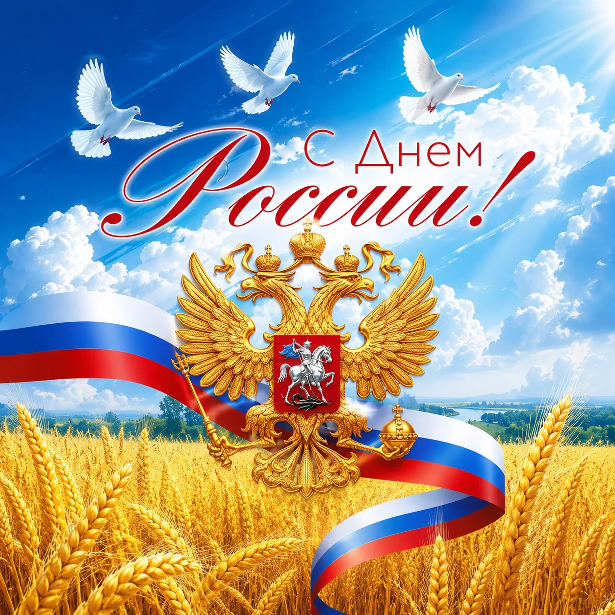 🇷🇺 Поздравляем жителей Черемховского района с Днём России!