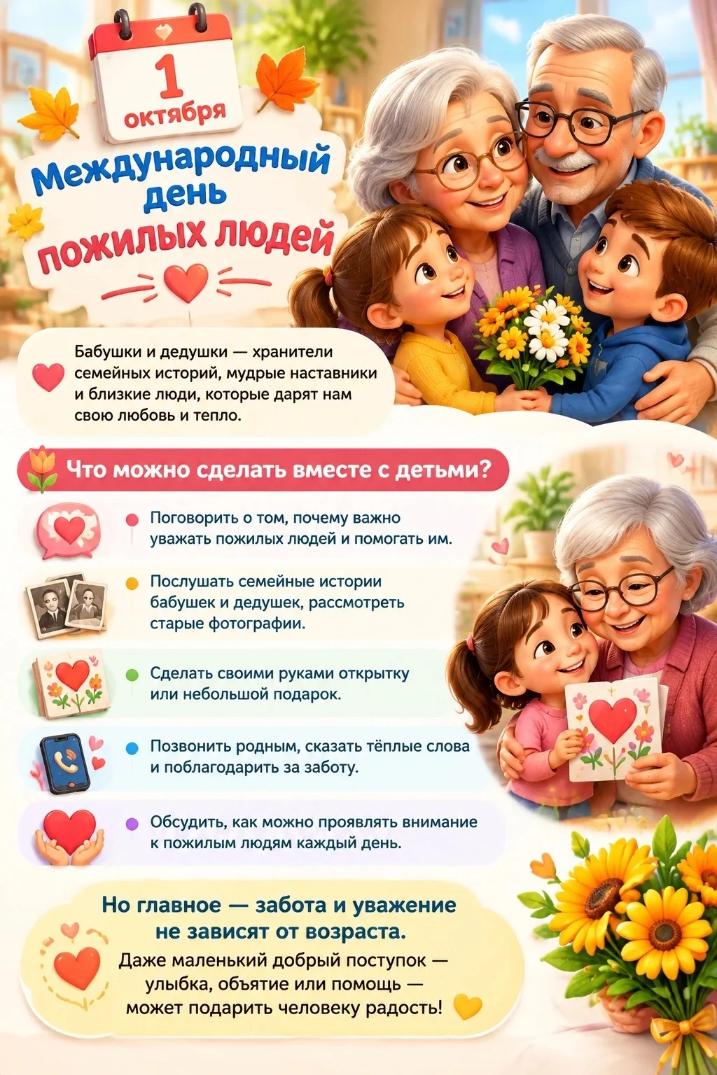 1 октября — День добра и мудрости ✨💛