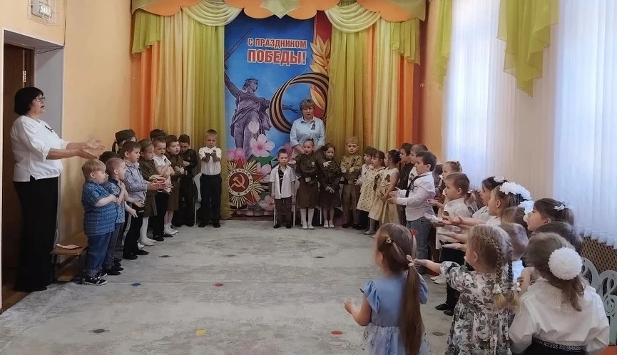 В преддверии празднования 9 мая в нашем детском саду проведены мероприятия, в рамках тематической не
