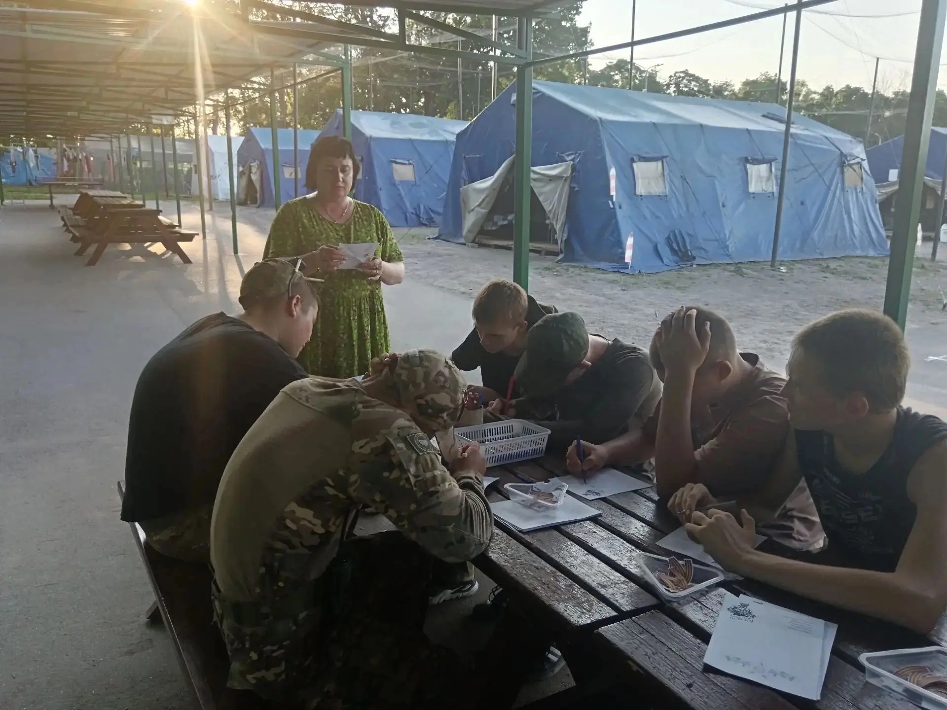 🪖В ходе проведения военно-исторических сборов «Армата» под руководством Татьяны Бондар...