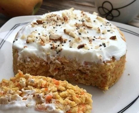 Яблочный 🍅 кекс на завтрак. ПП