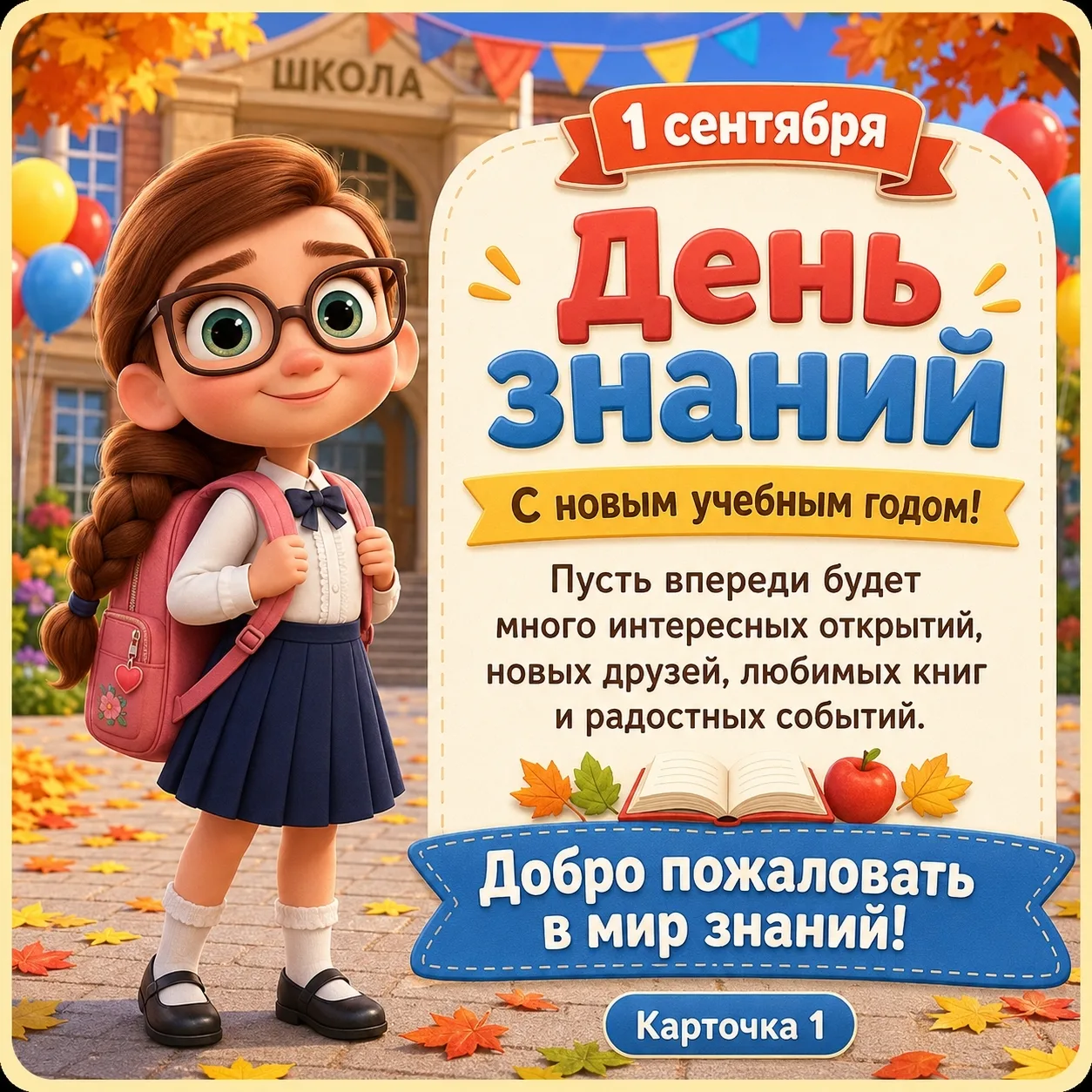 Первое сентября в саду — это особая магия