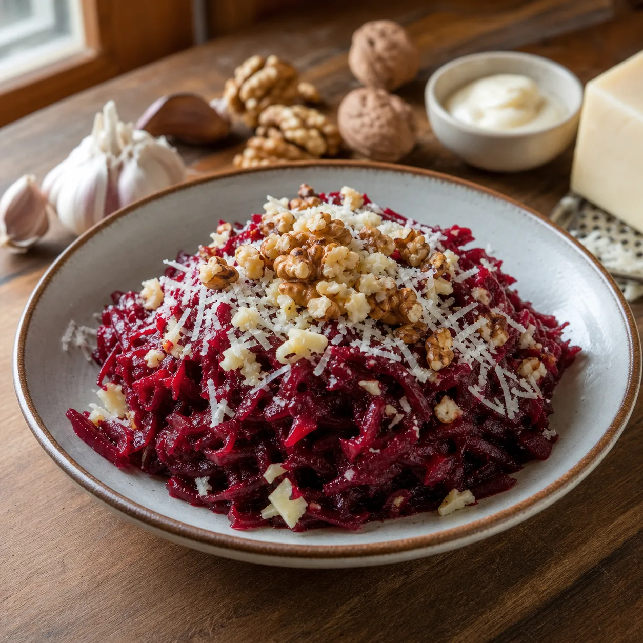 Свёкла с чесноком для тех, кто любит пикантная классика