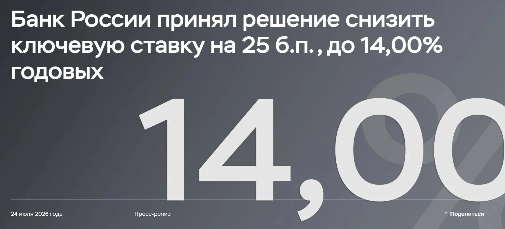 ЦБ удивил снизив ключевую ставку с 14,25 до 14%. Как это отразится на акциях, облигациях, вкладах, к