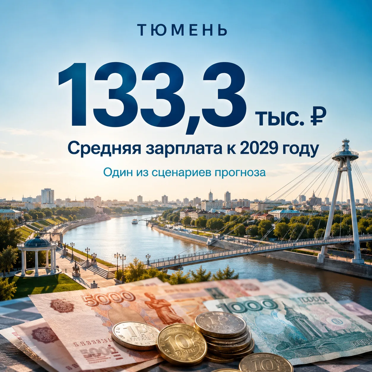 Администрация Тюмени представила экономический прогноз на три года.