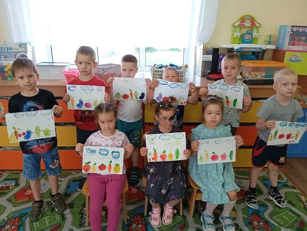 День витаминов в нашем детском саду! 🍎🥦🍓🍆🌽🫐
В нашем детском саду прошёл увлекательный «День ви