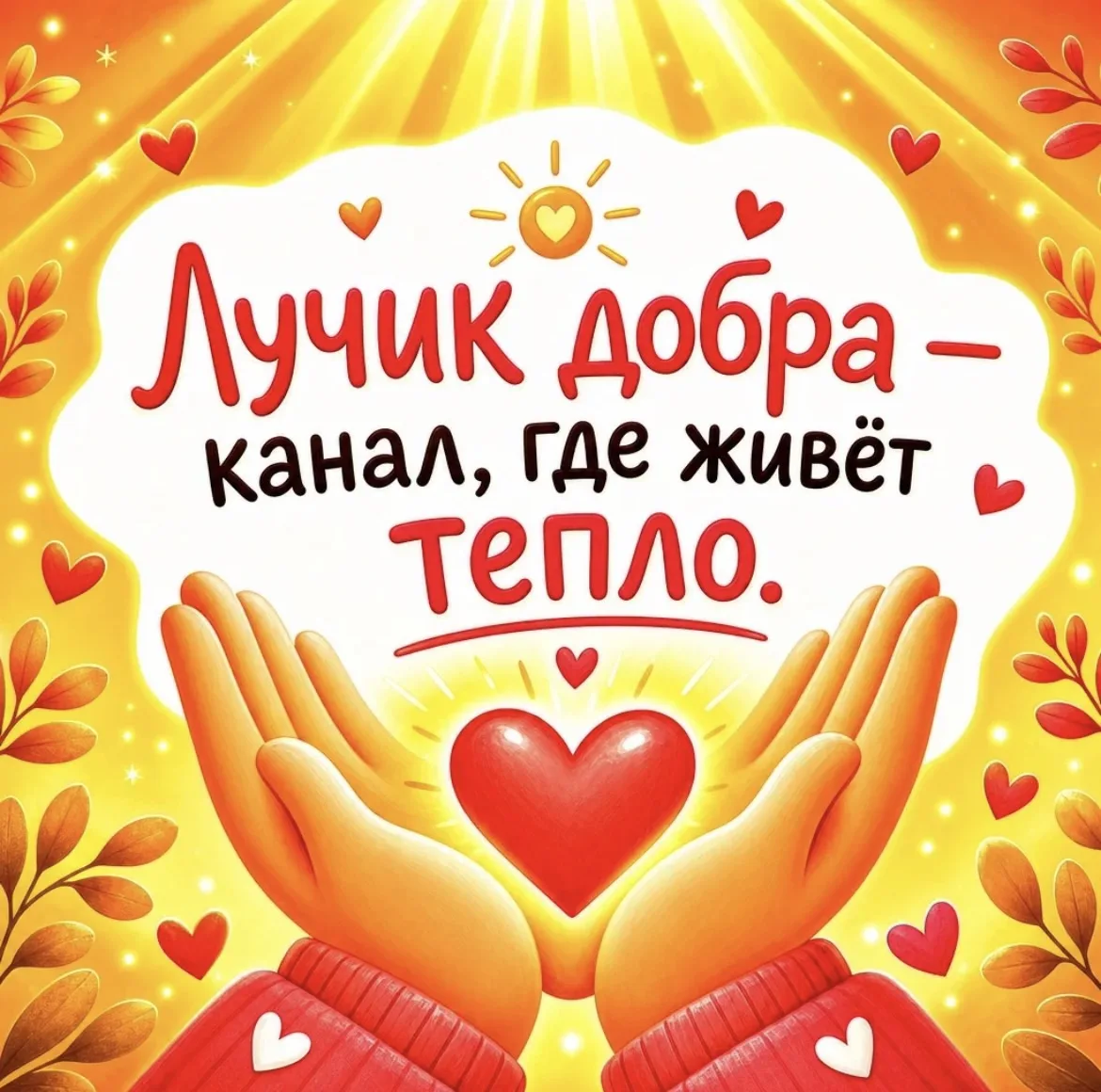Лучик добра — канал, где живёт тепло 💫