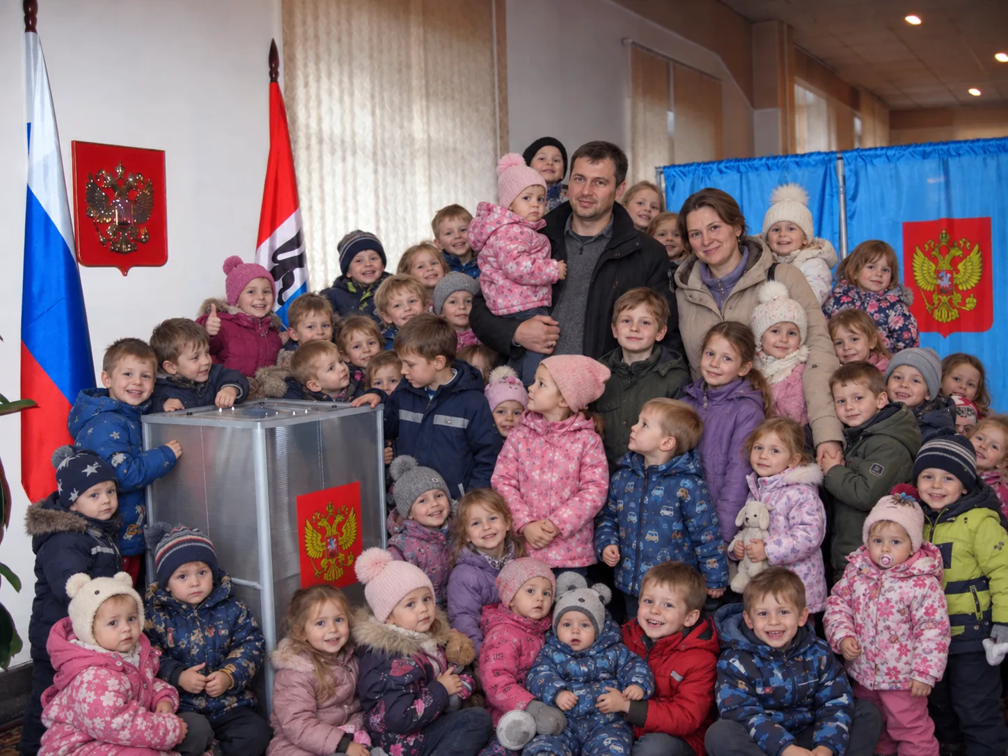 👨‍👩‍👧‍👦 Семья с десятью детьми пришла на выборы на Камчатке