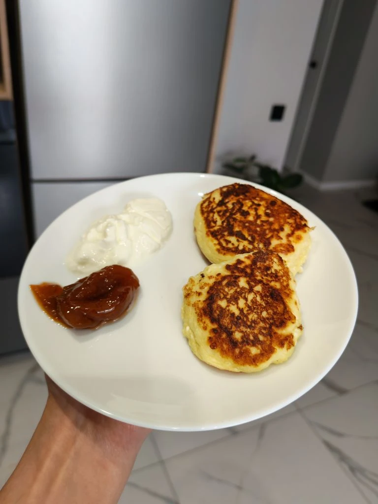 Яблочные сырники