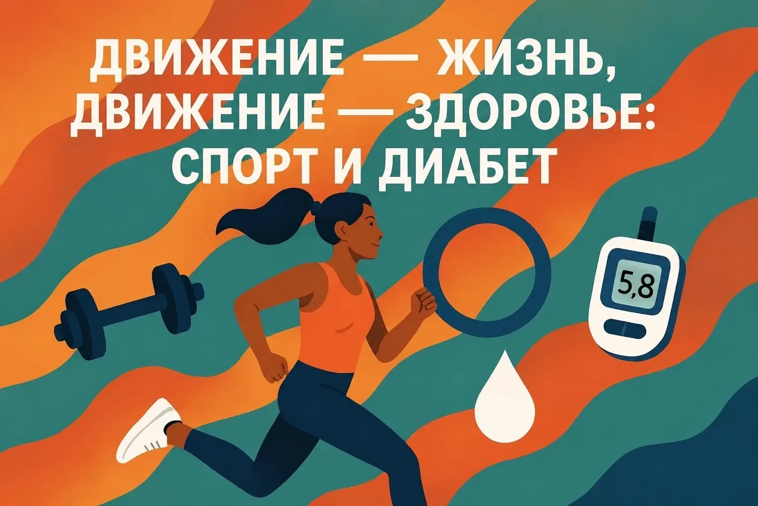 🏃‍♀️ Движение против диабета: как физическая активность снижает риск сахарного диабета II типа на 2