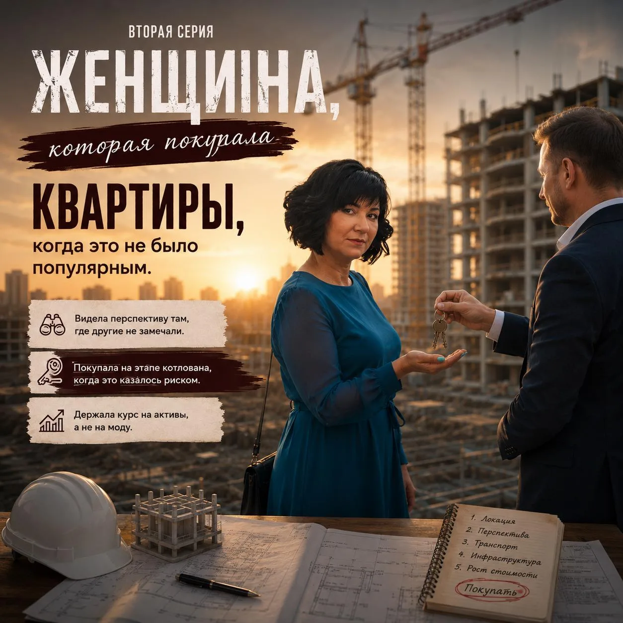Пока другие ждали квартиры, мама покупала их сама.