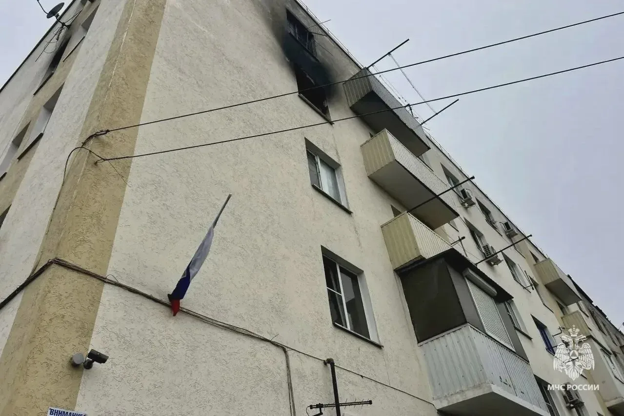 Пожар в Горячеводском: спасены пять человек