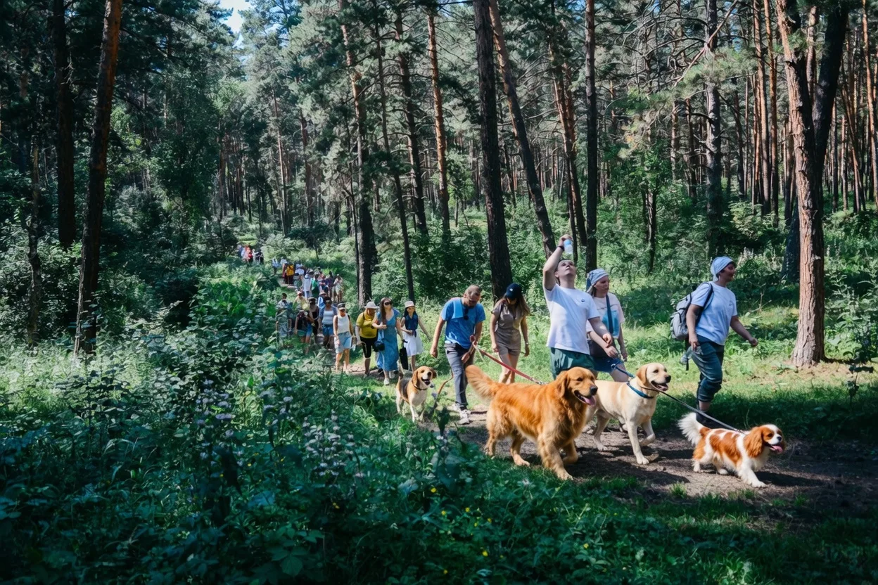 В субботу, 11 июля приглашаем гулять вместе с хвостиками! 🐾
