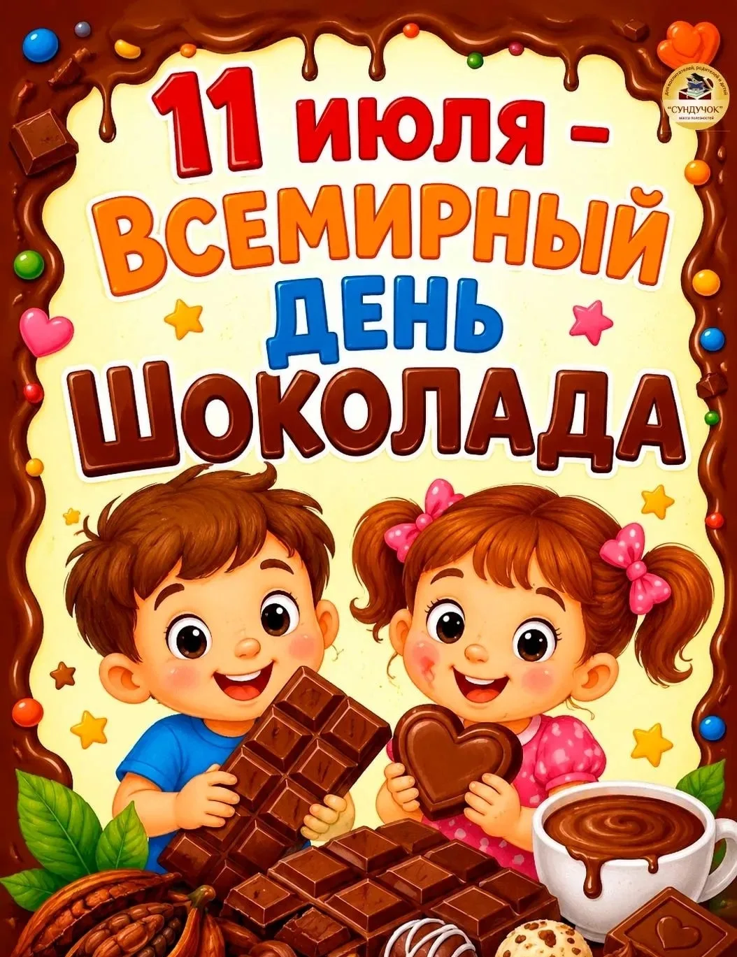 🍫 Сегодня — День шоколада! 🍫