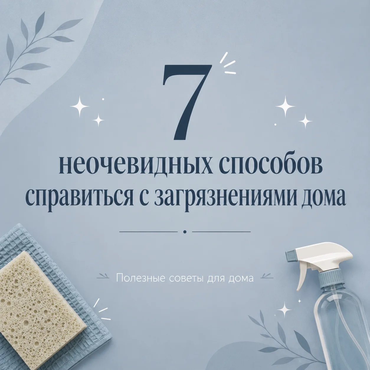 7 неочевидных способов справиться с загрязнениями дома
Иногда для уборки не нужны специальные средст