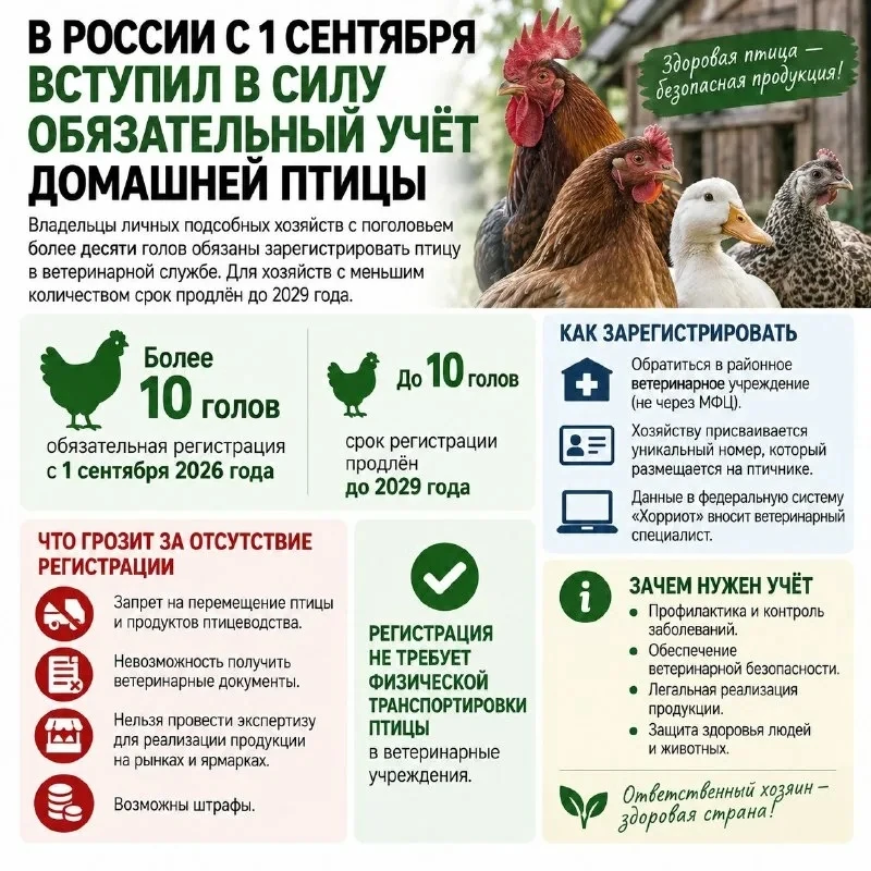 ‼Внимание! Важная информация для ЛПХ и фермерских хозяйств