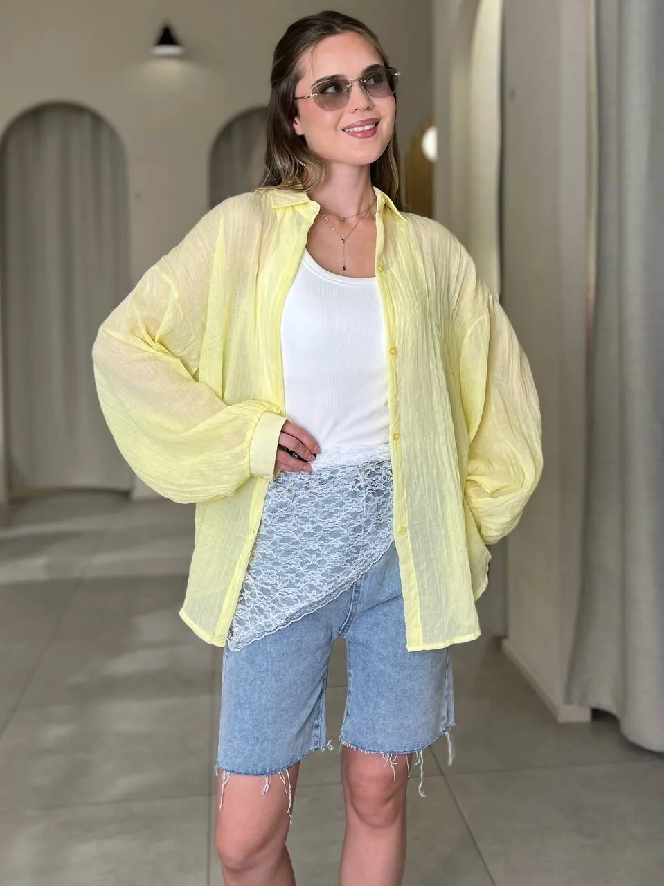 Летние новинки☀️ 

• рубашка - 2 190₽
• шорты - 2 290₽
• топ ( с чашечками) - 990₽
• очки фотохромны