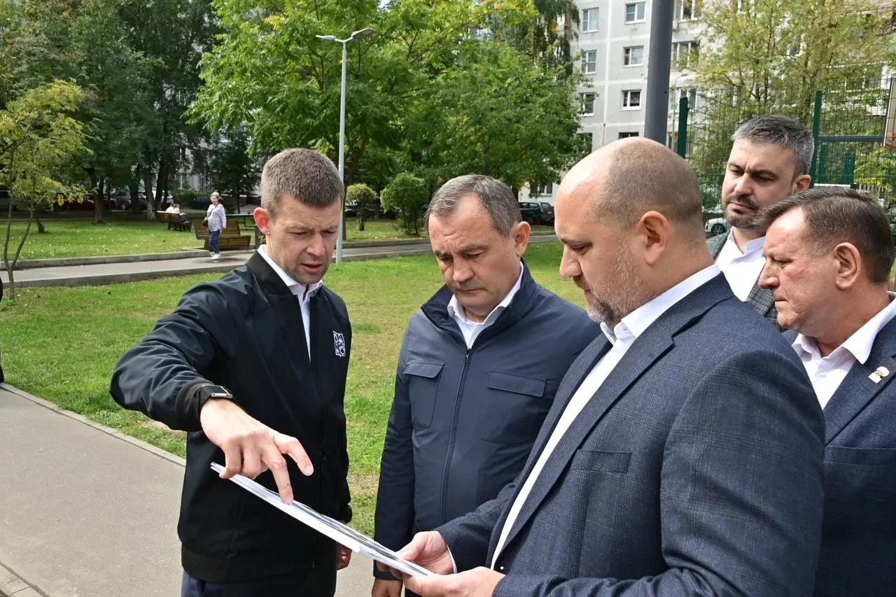 Комплексное благоустройство двора в Железнодорожном