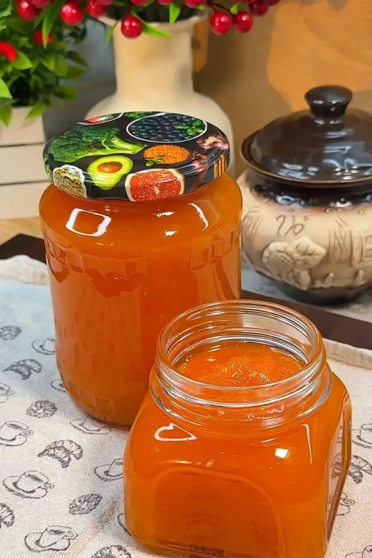 🎃🍊✨ «ЯНТАРНОЕ СОЛНЦЕ»: Густое тыквенно-апельсиновое варенье-джем на зиму — ни капли т...