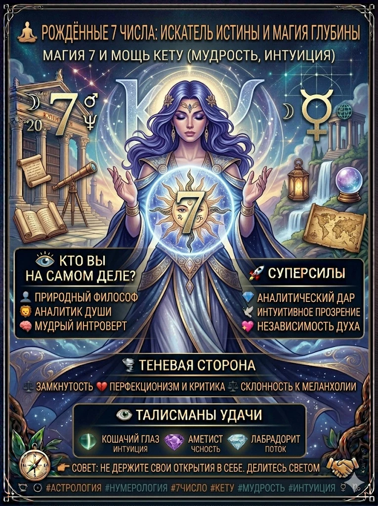 🧘‍♂️ Искатель Истины: Магия числа 7