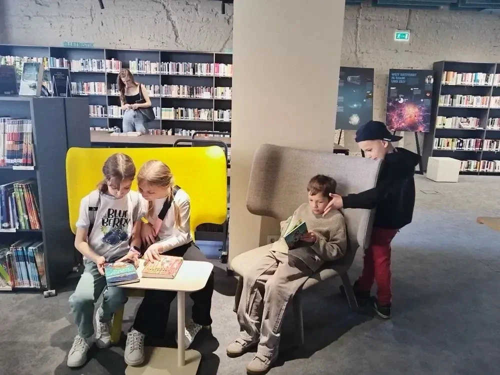 📖Изучаем иностранный язык интересно!  Ученики 2 «А» и 3 «В» приняли участие в мастер‑классе немецког