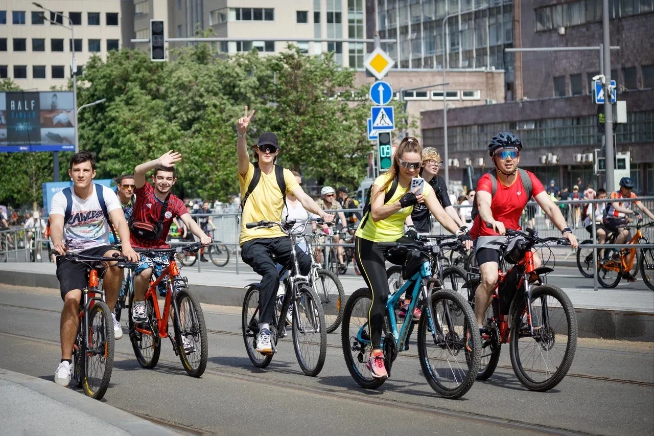 Весенний велофестиваль прошёл в Москве  🚴‍♂️ В столице 24 мая состоялся традиционный Весенний велофе