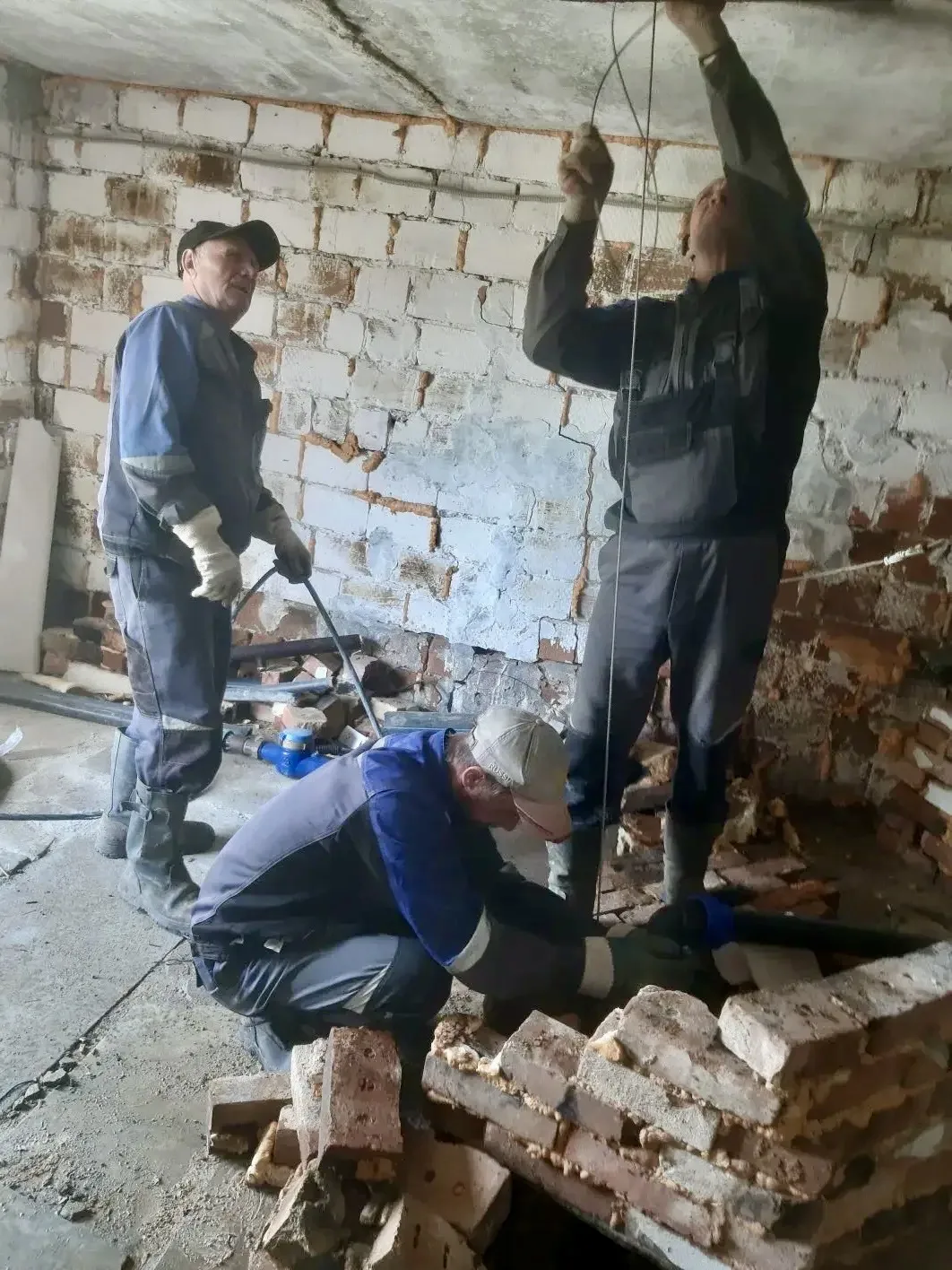 Произвели работы по замене скважинного насоса, село Гарашкинское