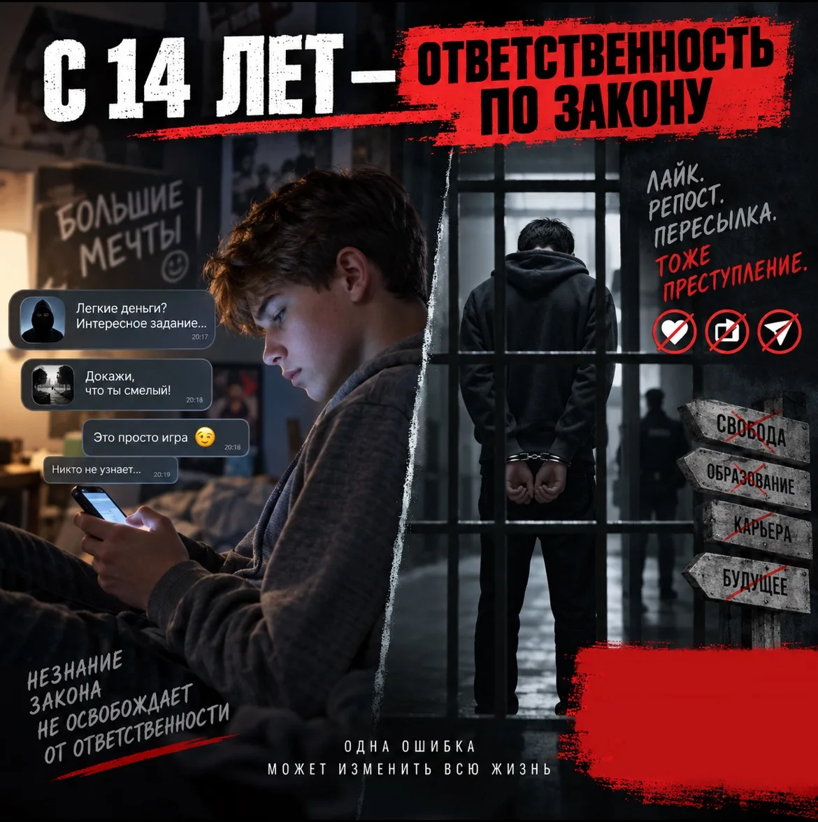С 14 лет — ответственность по закону
